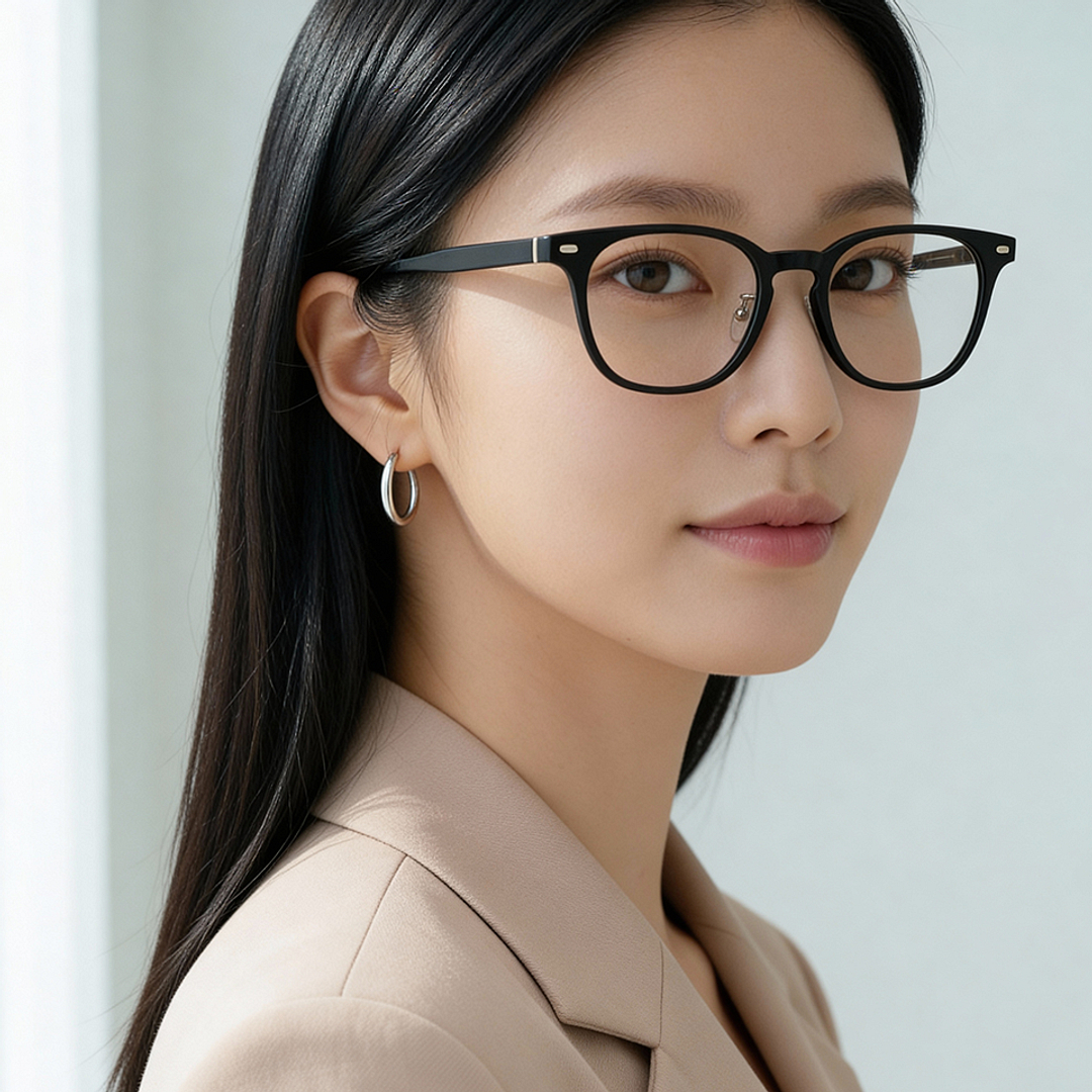 Lenskart Black Full Rim Round right side