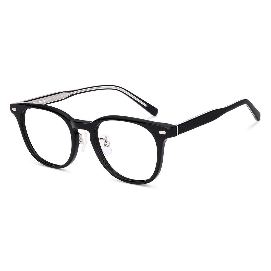 Lenskart Black Full Rim Round left side