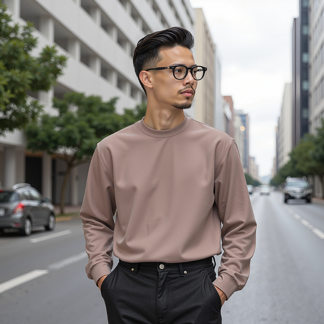 Lenskart Black Full Rim Round left side