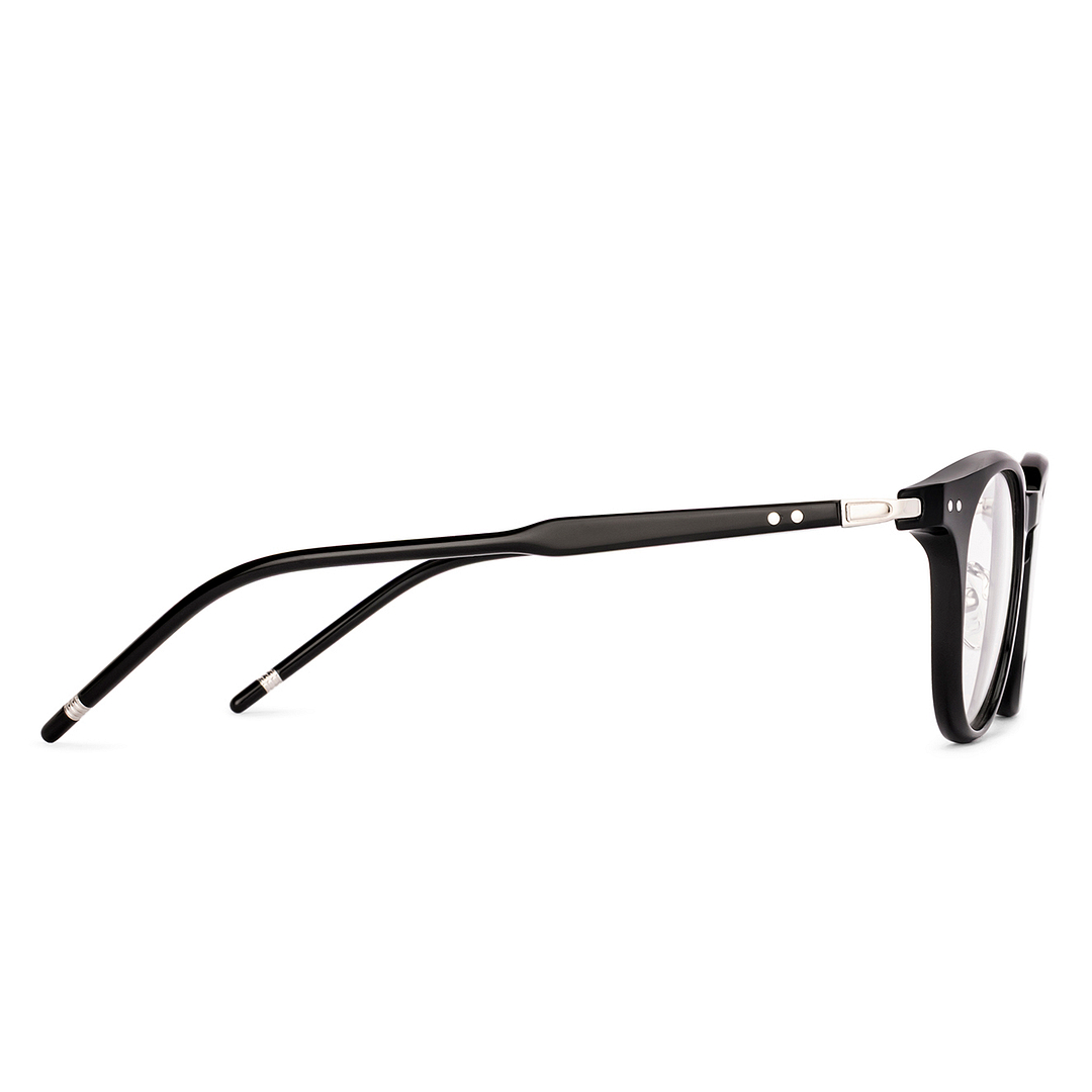 Lenskart Black Full Rim Round left side