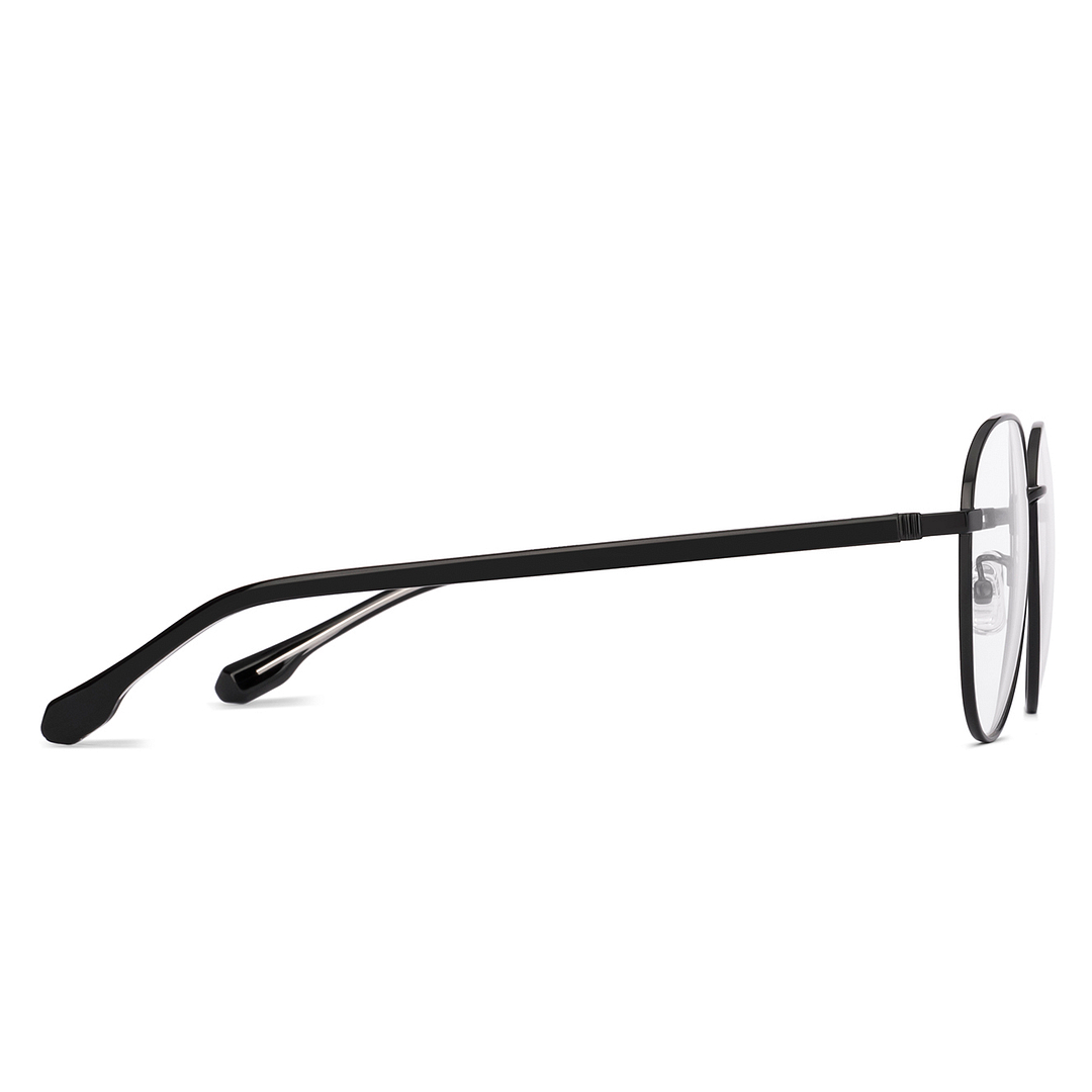 Lenskart Black Full Rim Round left side