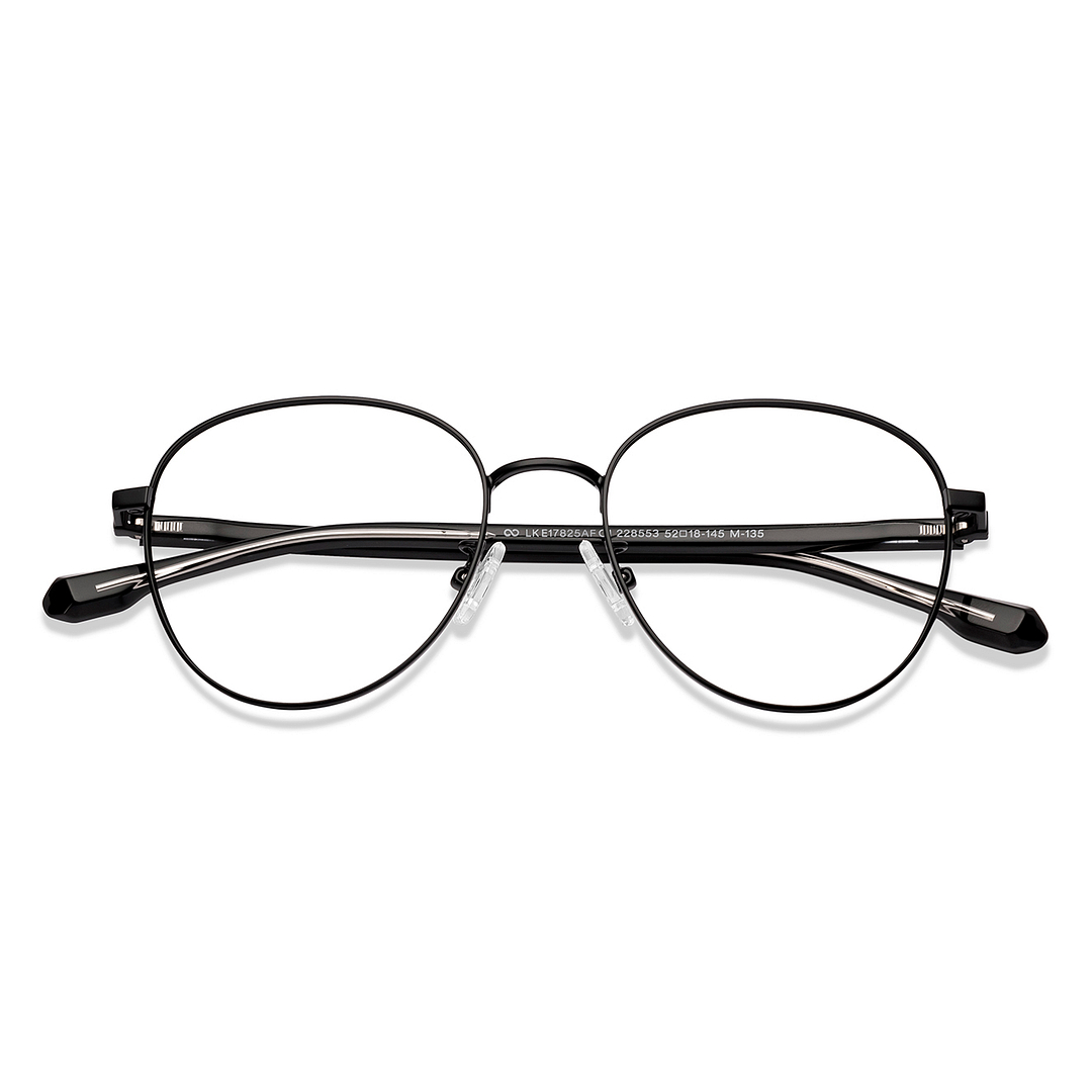 Lenskart Black Full Rim Round left side