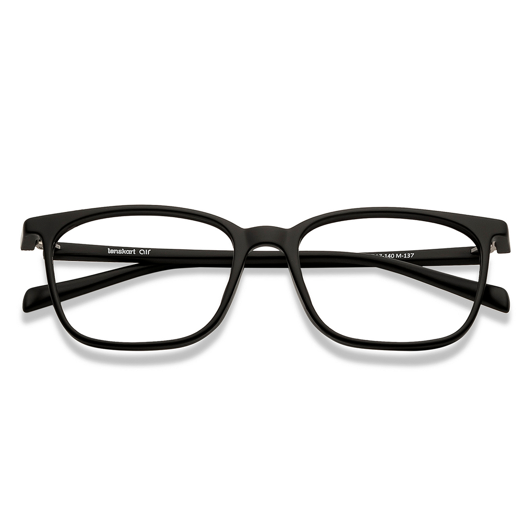 Lenskart Air Online Black Full Rim Square left side