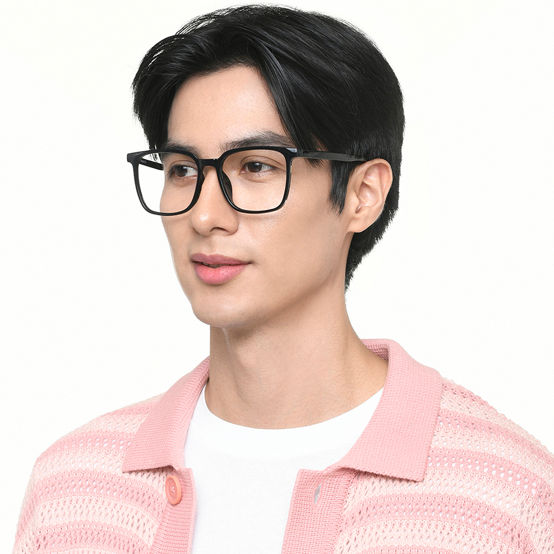 Lenskart Air Black Full Rim Square right side