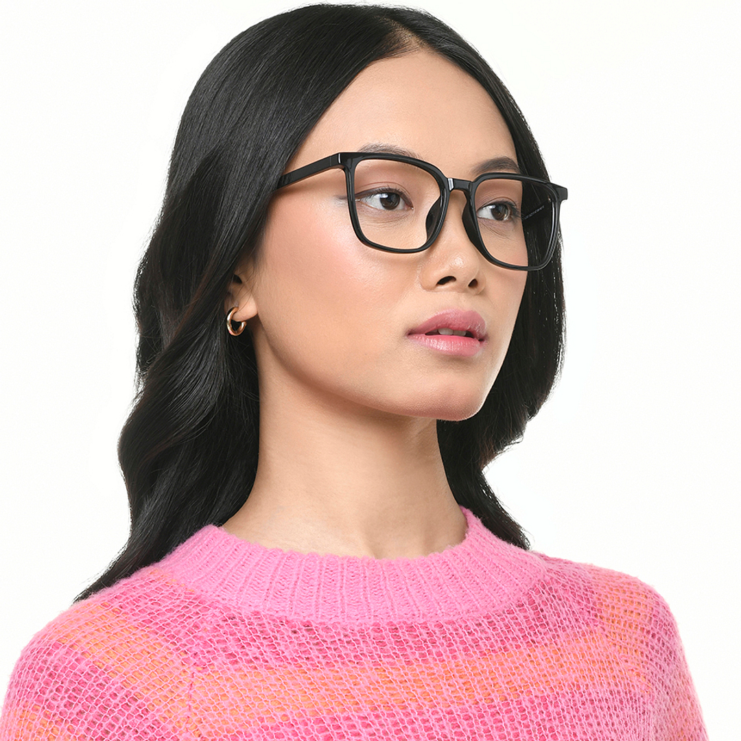 Lenskart Air Black Full Rim Square left side