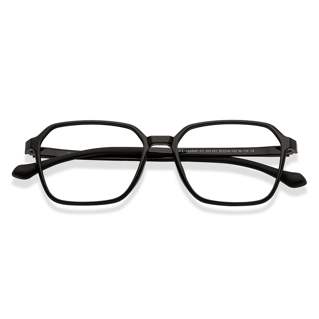Lenskart Air Online Black Full Rim Square left side