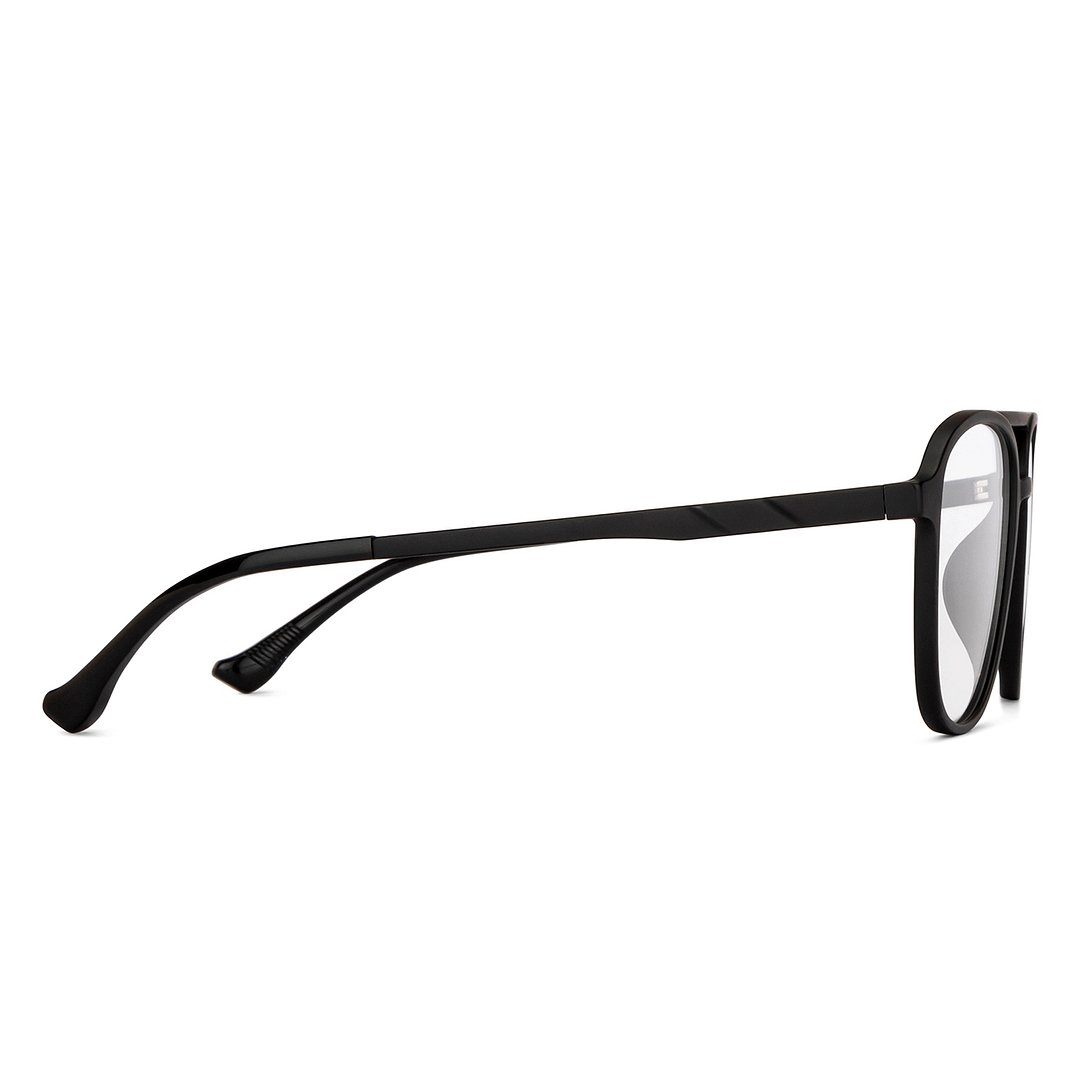 Lenskart Air Online Black Full Rim Aviator left side