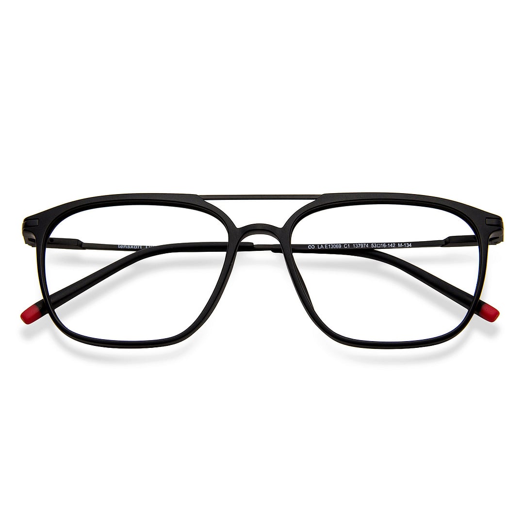 Lenskart Air Black Full Rim Square left side