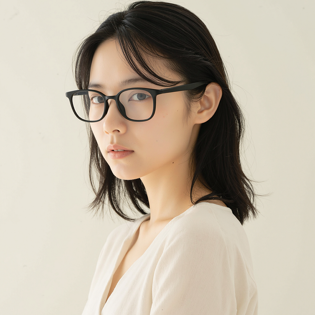 Lenskart Air Black Full Rim Square left side