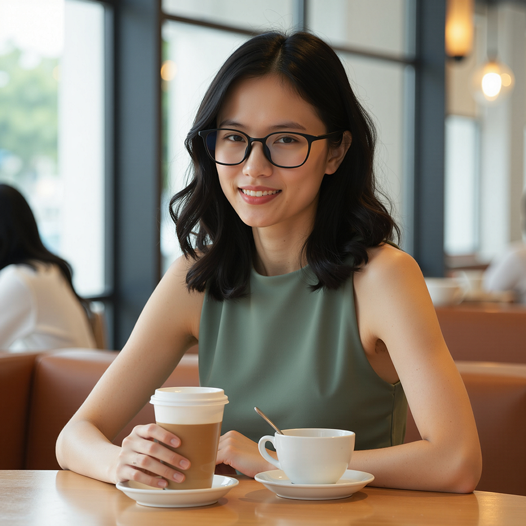 Lenskart Air Black Full Rim Square right side