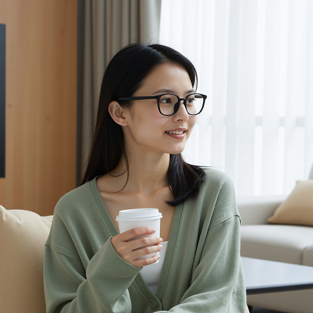 Lenskart Air Black Full Rim Square right side