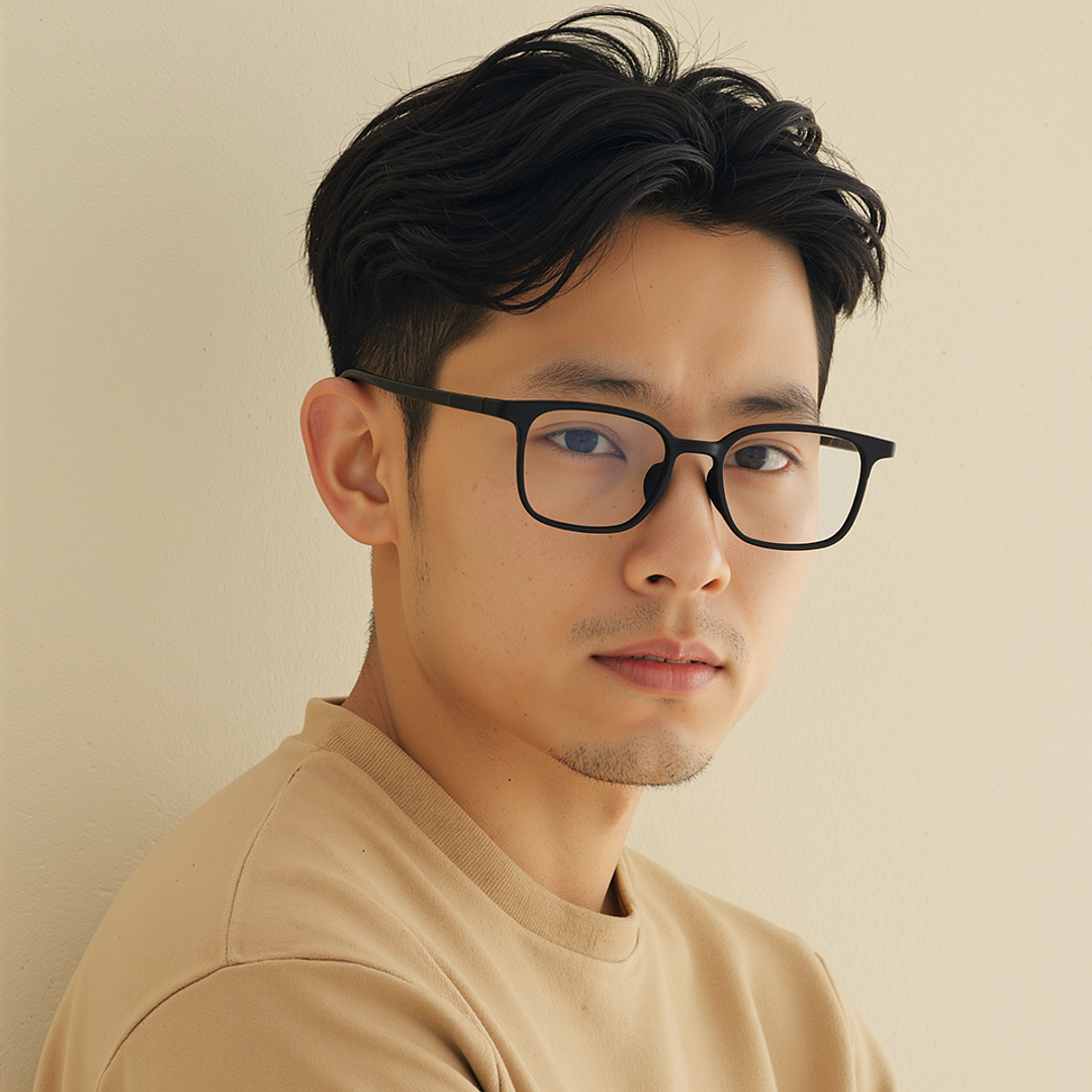 Lenskart Air Black Full Rim Square right side