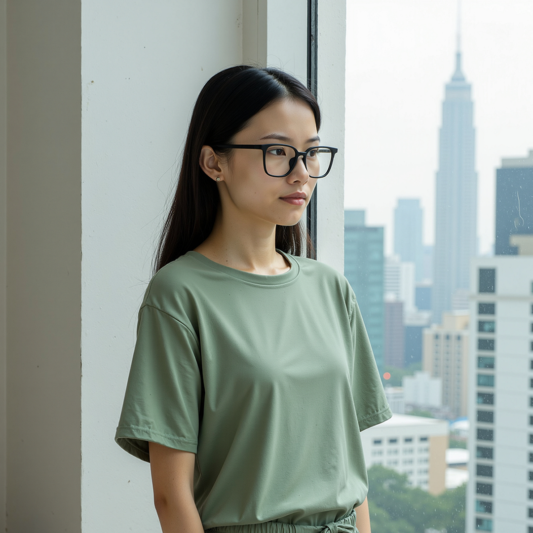 Lenskart Air Black Full Rim Square right side