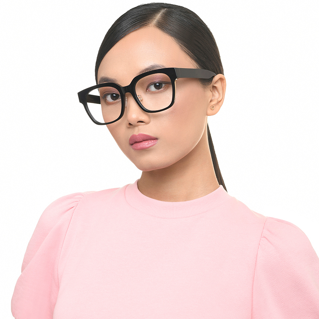 Lenskart Black Full Rim Square left side