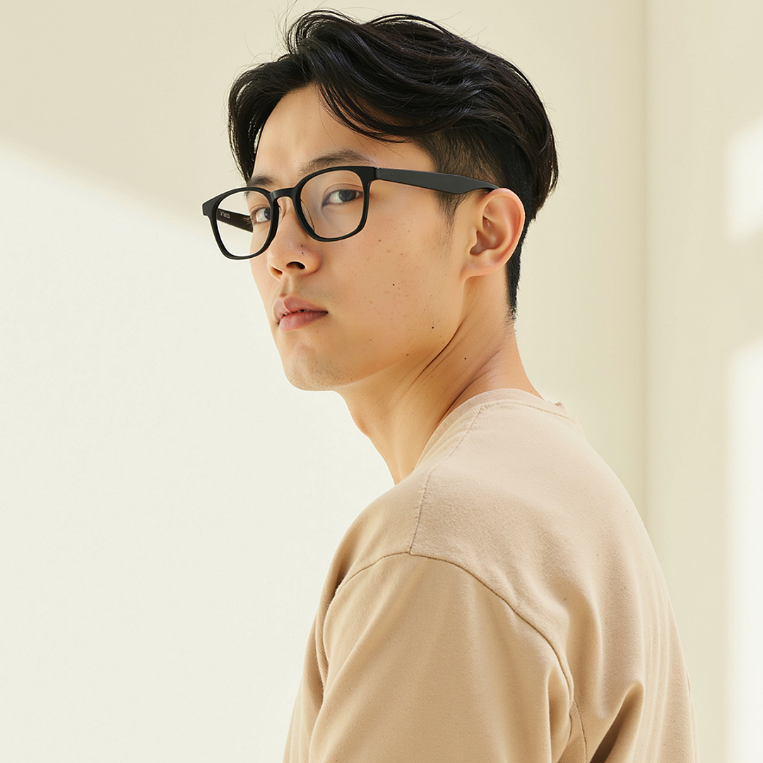 Lenskart Black Full Rim Square left side