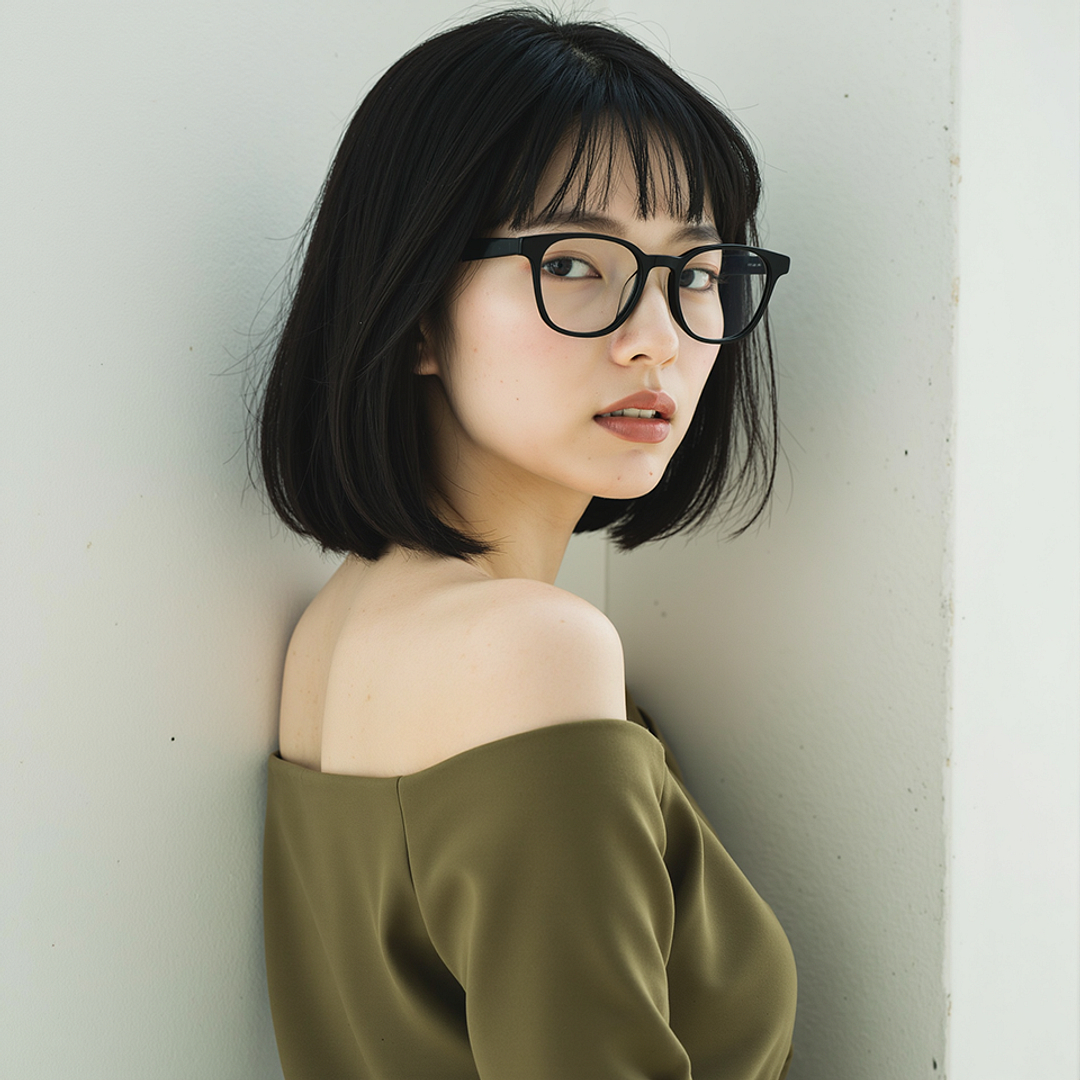 Lenskart Black Full Rim Square left side