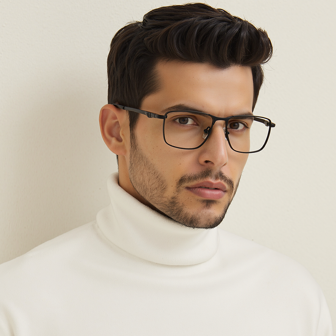 Lenskart Black Full Rim Square left side