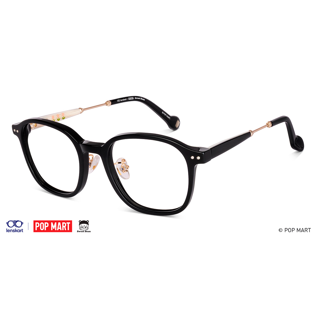 Lenskart Black Full Rim Square left side