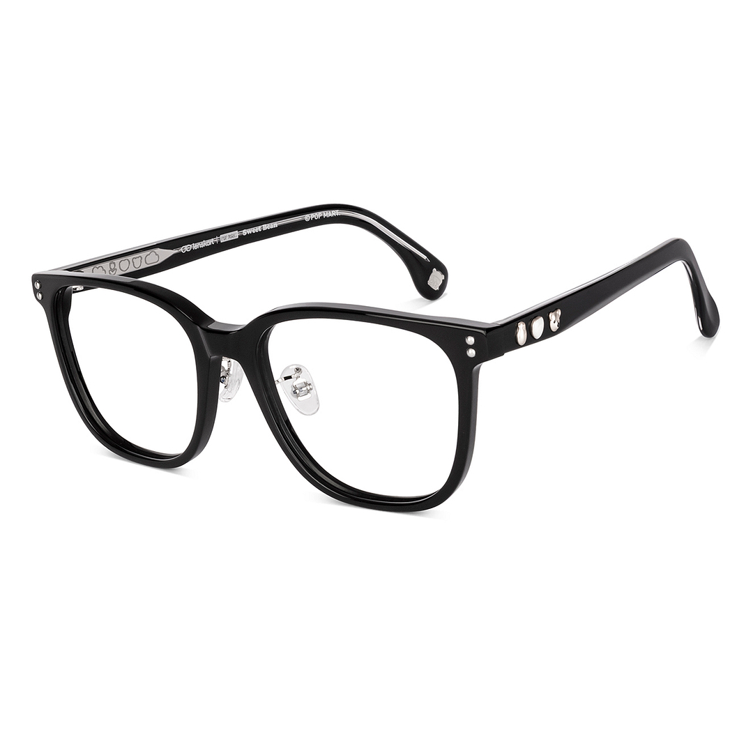 Lenskart Black Full Rim Square left side