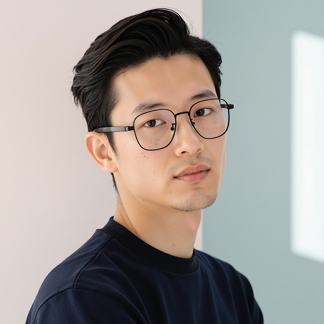 Lenskart Black Full Rim Square right side