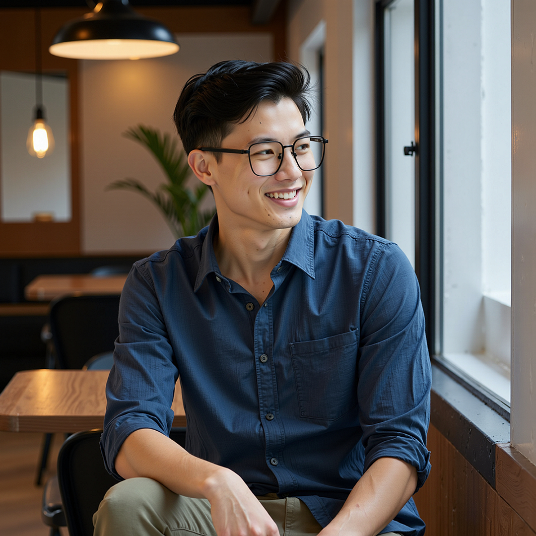 Lenskart Black Full Rim Square left side