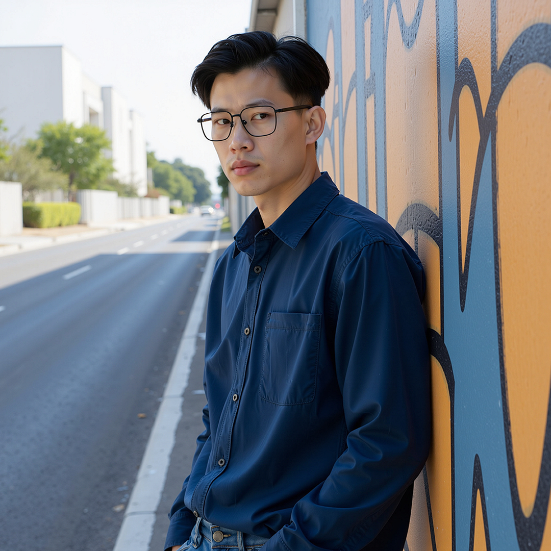 Lenskart Black Full Rim Square left side