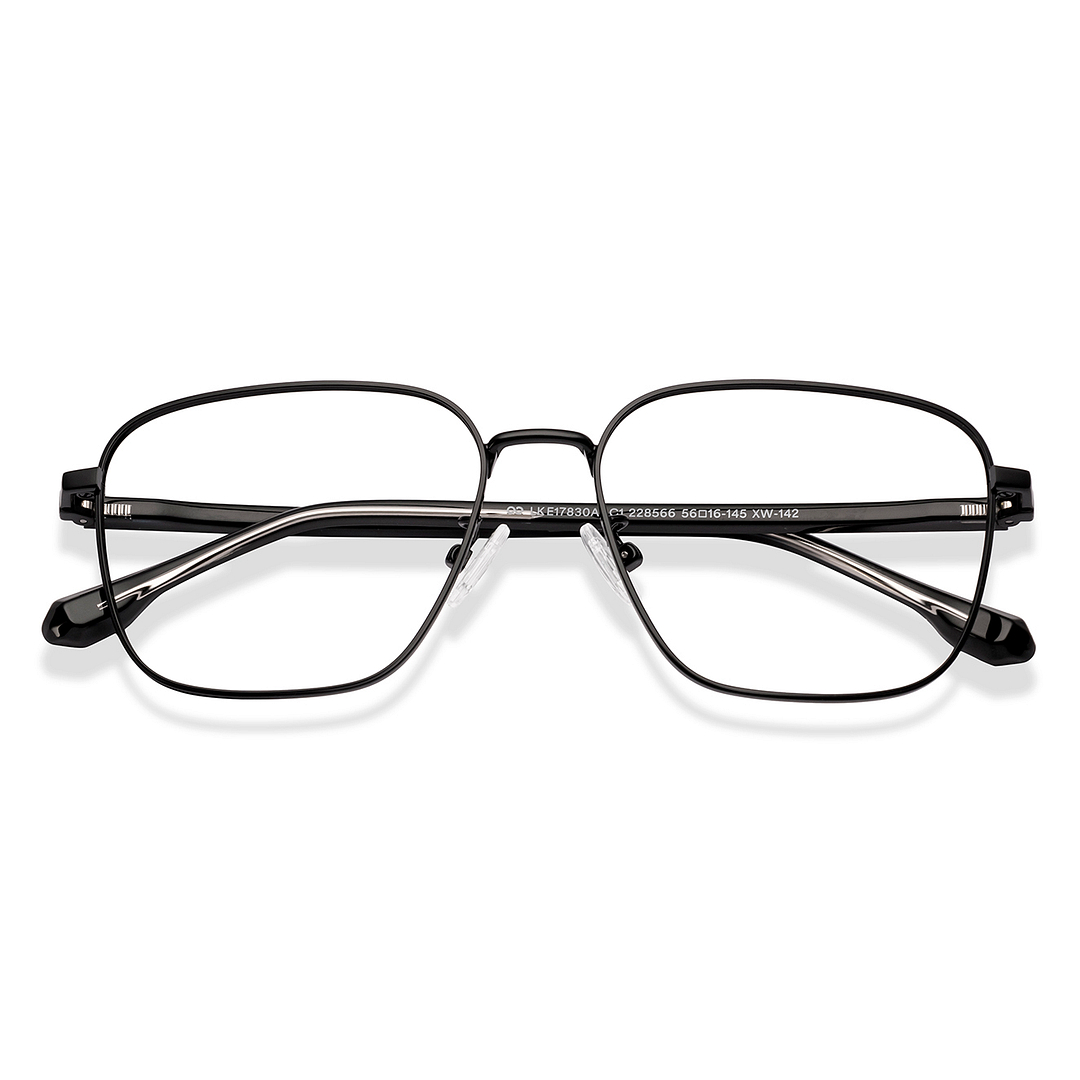 Lenskart Black Full Rim Square left side
