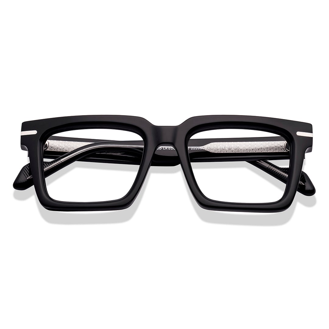 Lenskart STUDIO Black Full Rim Rectangle right side