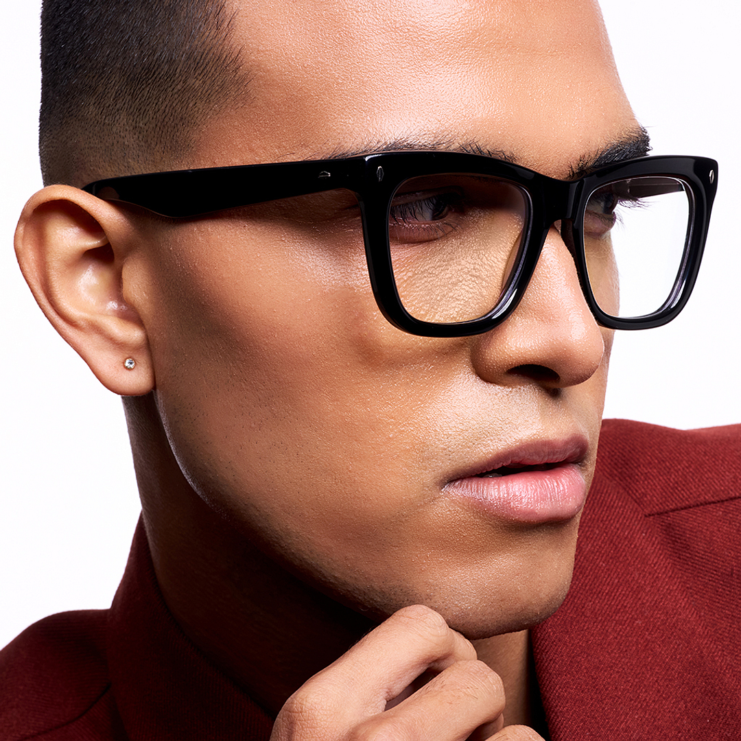 Lenskart Studio Online Black Full Rim Square right side
