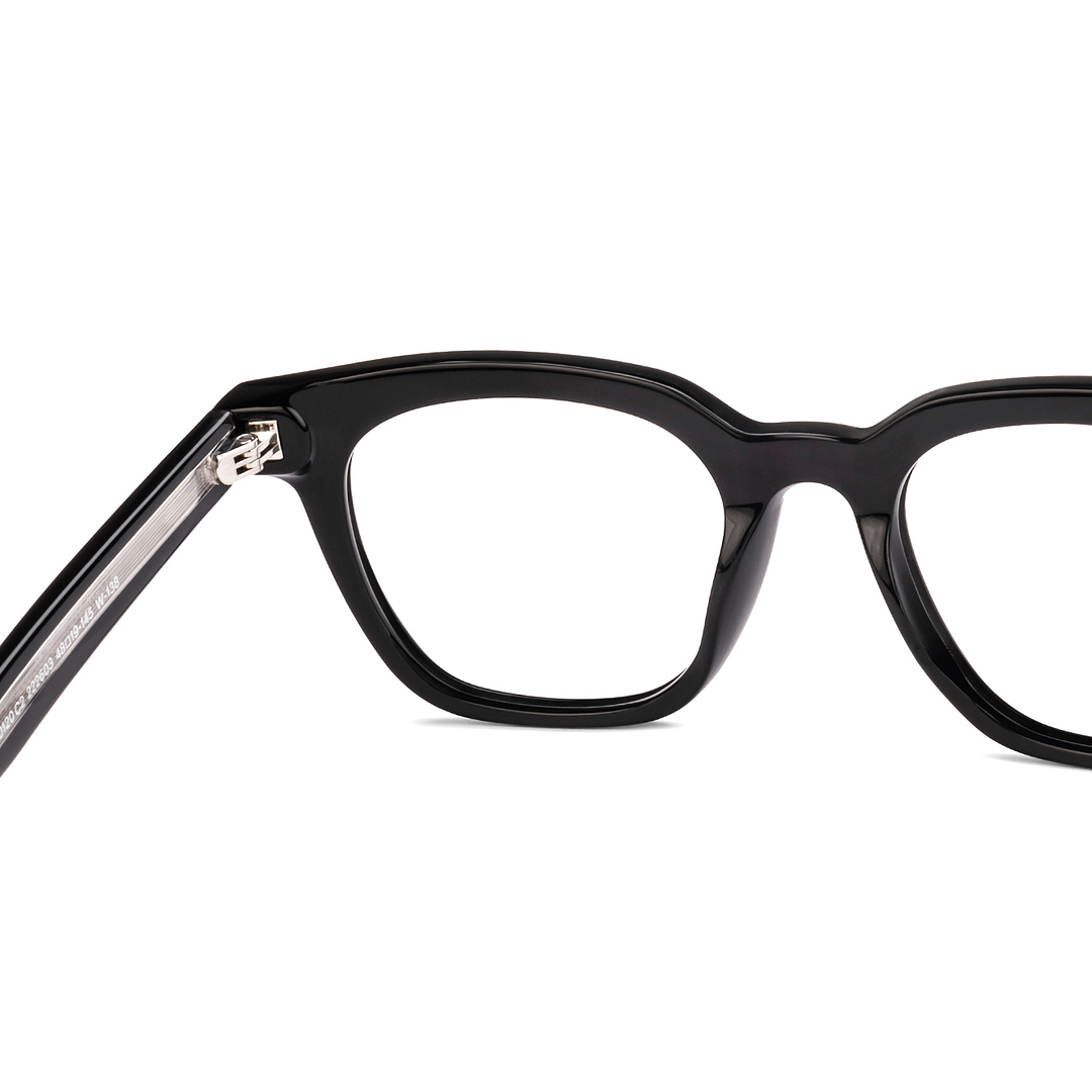 Lenskart Studio Online Black Full Rim Square right side