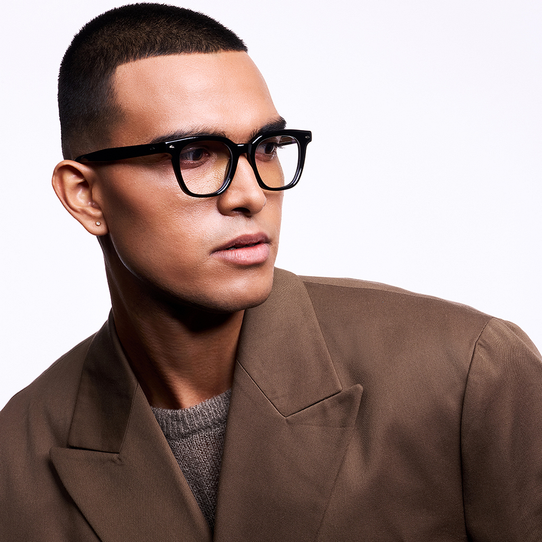 Lenskart Studio Online Black Full Rim Square right side
