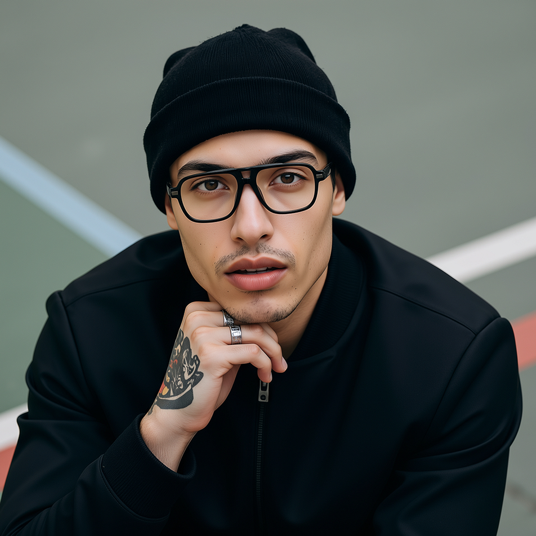 Lenskart STUDIO Black Full Rim Square right side