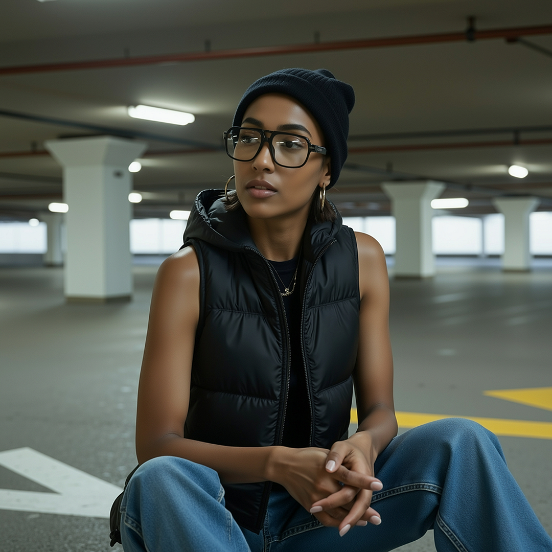 Lenskart STUDIO Black Full Rim Square left side