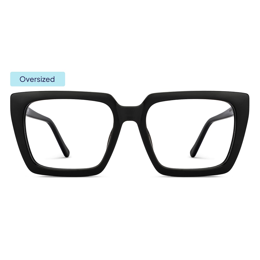 Lenskart STUDIO Black Full Rim Square left side