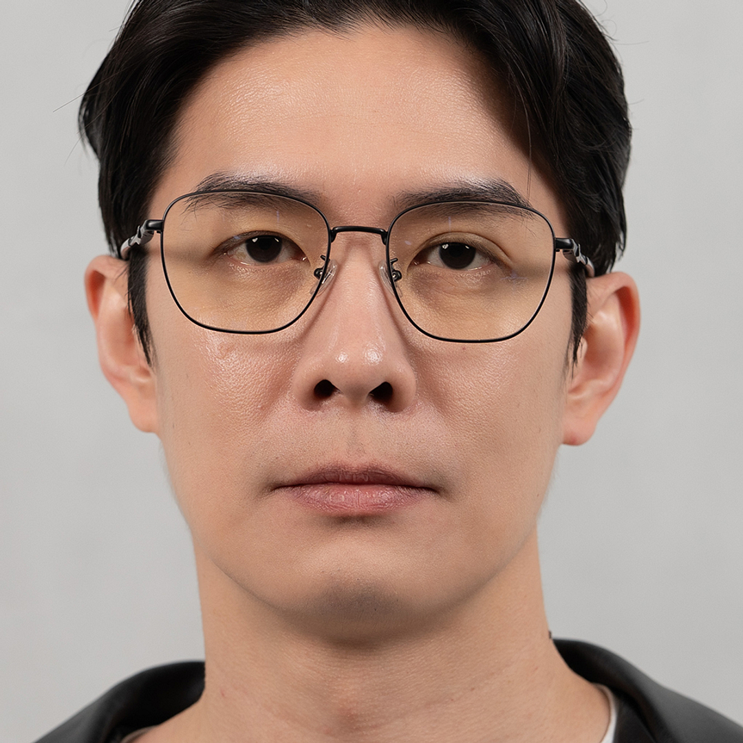 Lenskart STUDIO Black Full Rim Square left side