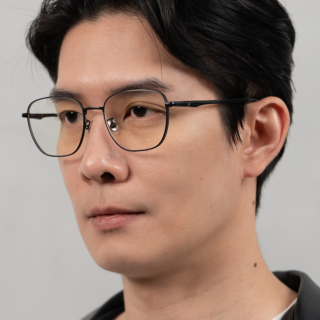 Lenskart STUDIO Black Full Rim Square left side