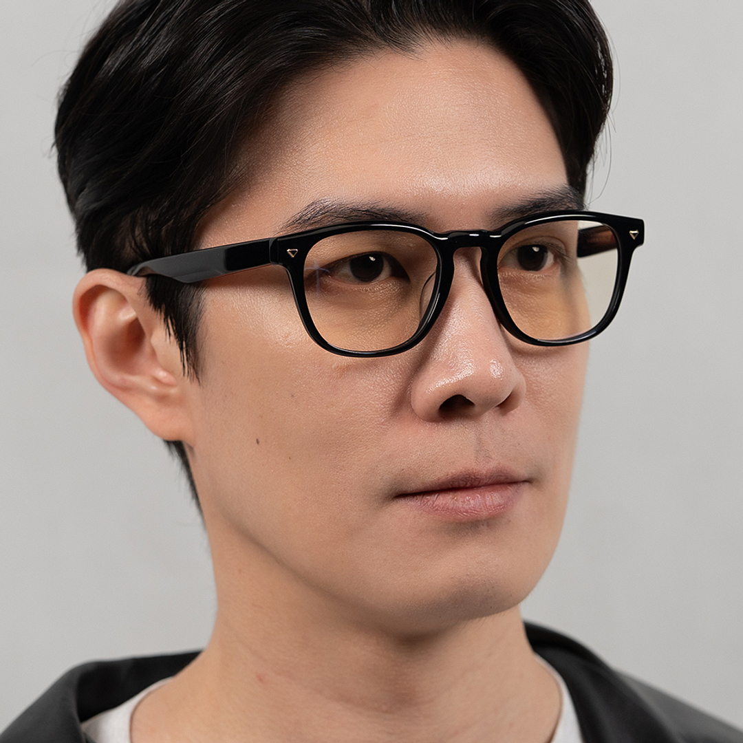 Lenskart STUDIO Black Full Rim Square left side