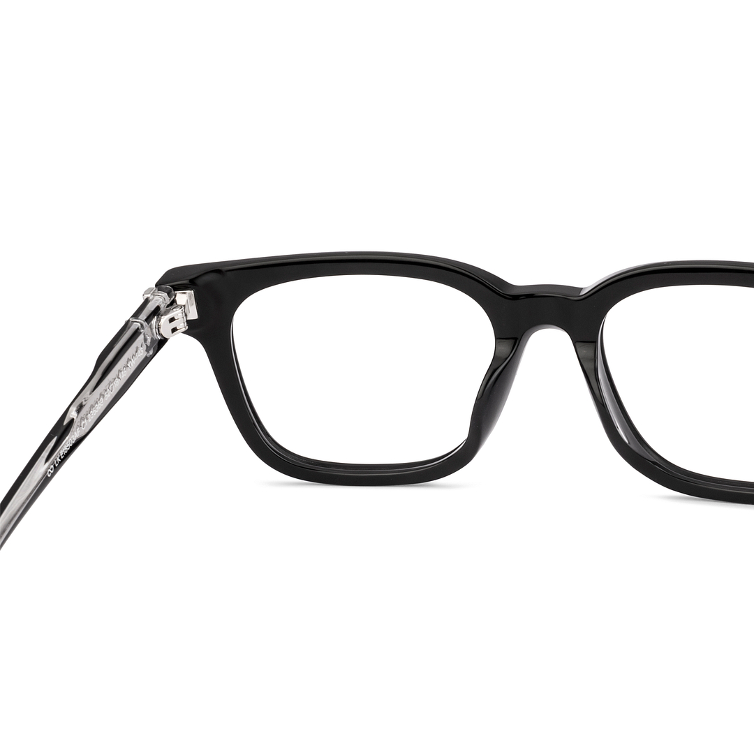 Lenskart STUDIO Black Full Rim Square left side