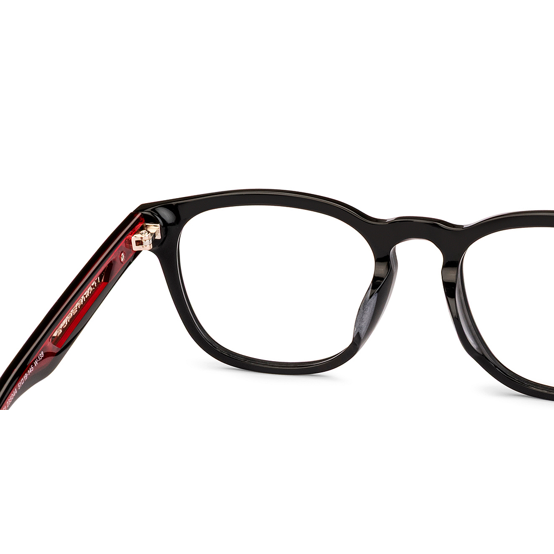 Lenskart STUDIO Black Full Rim Square left side