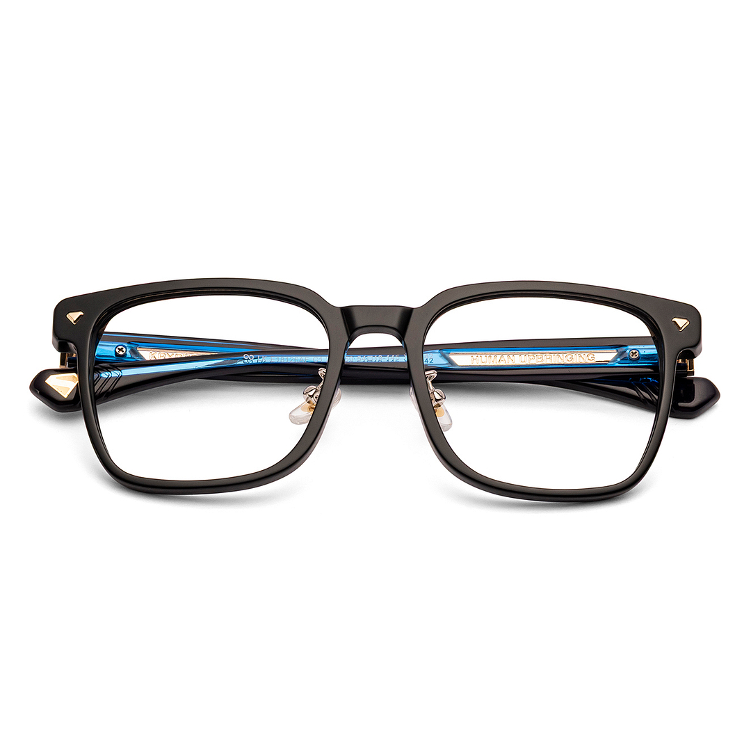 Lenskart STUDIO Black Full Rim Square left side