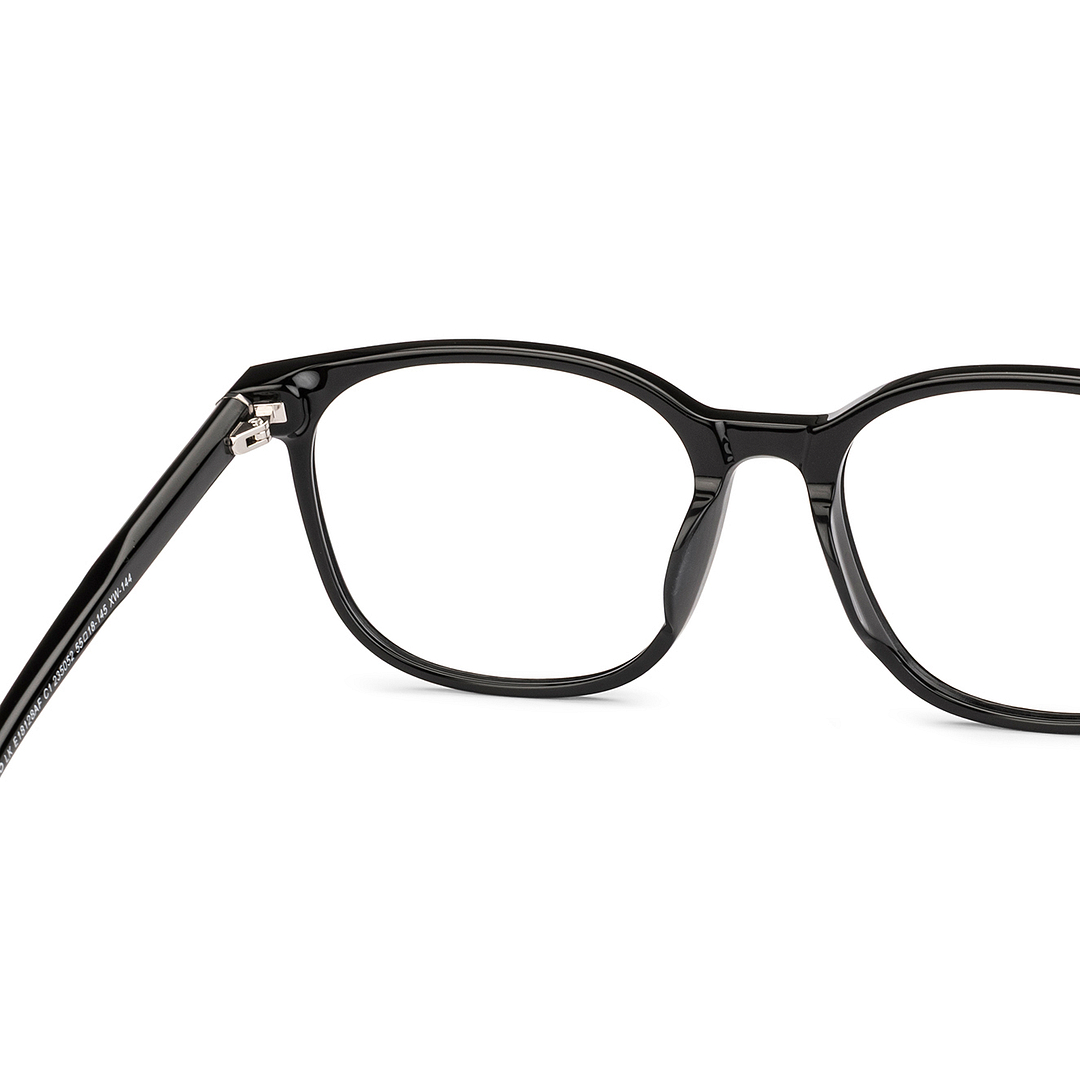 Lenskart STUDIO Black Full Rim Square left side