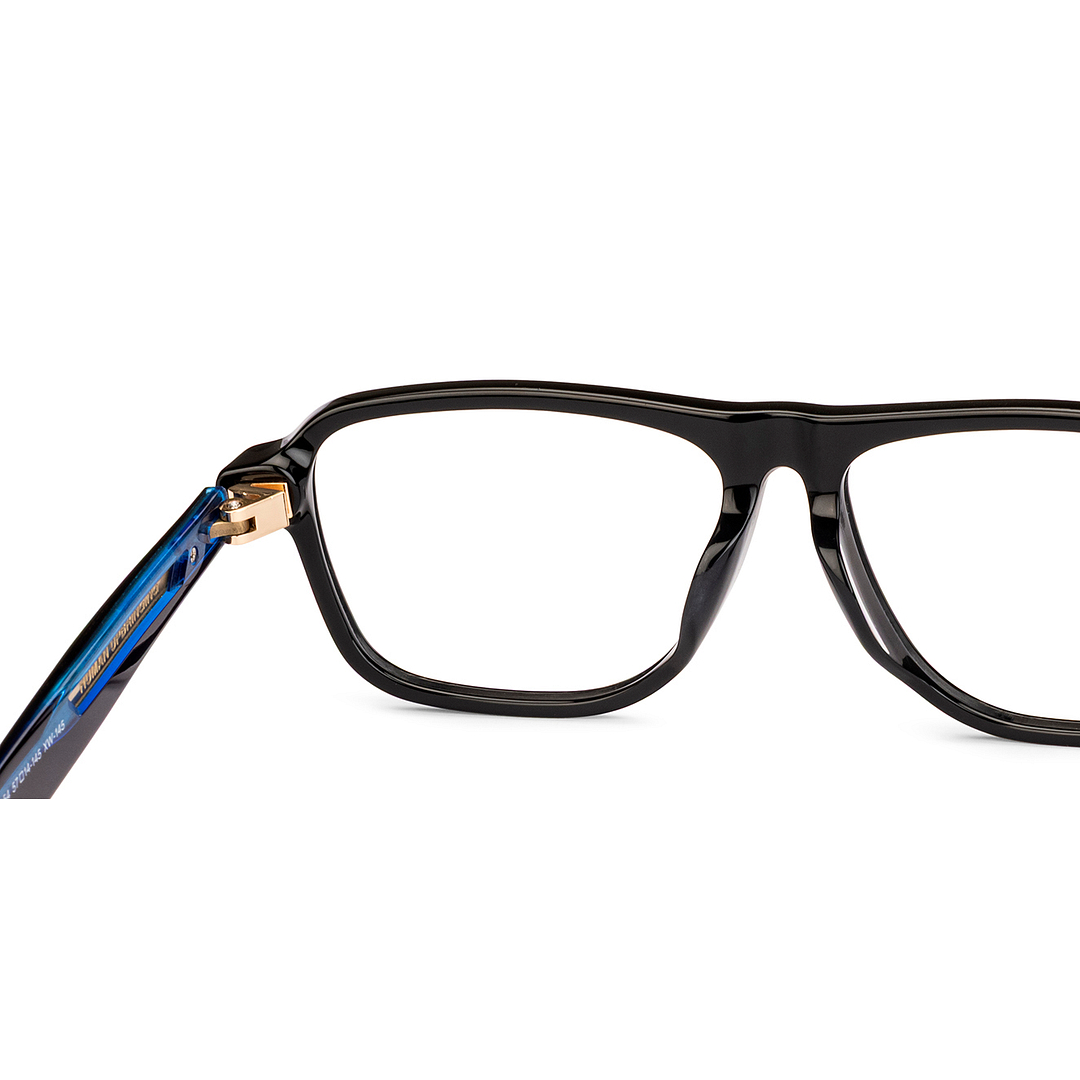 Lenskart STUDIO Black Full Rim Square left side