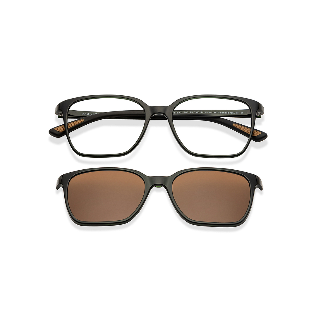 Lenskart Air Online Black Full Rim Square left side
