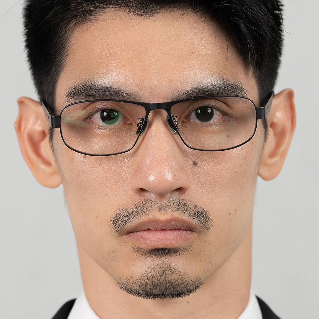 Lenskart Black Full Rim Rectangle left side