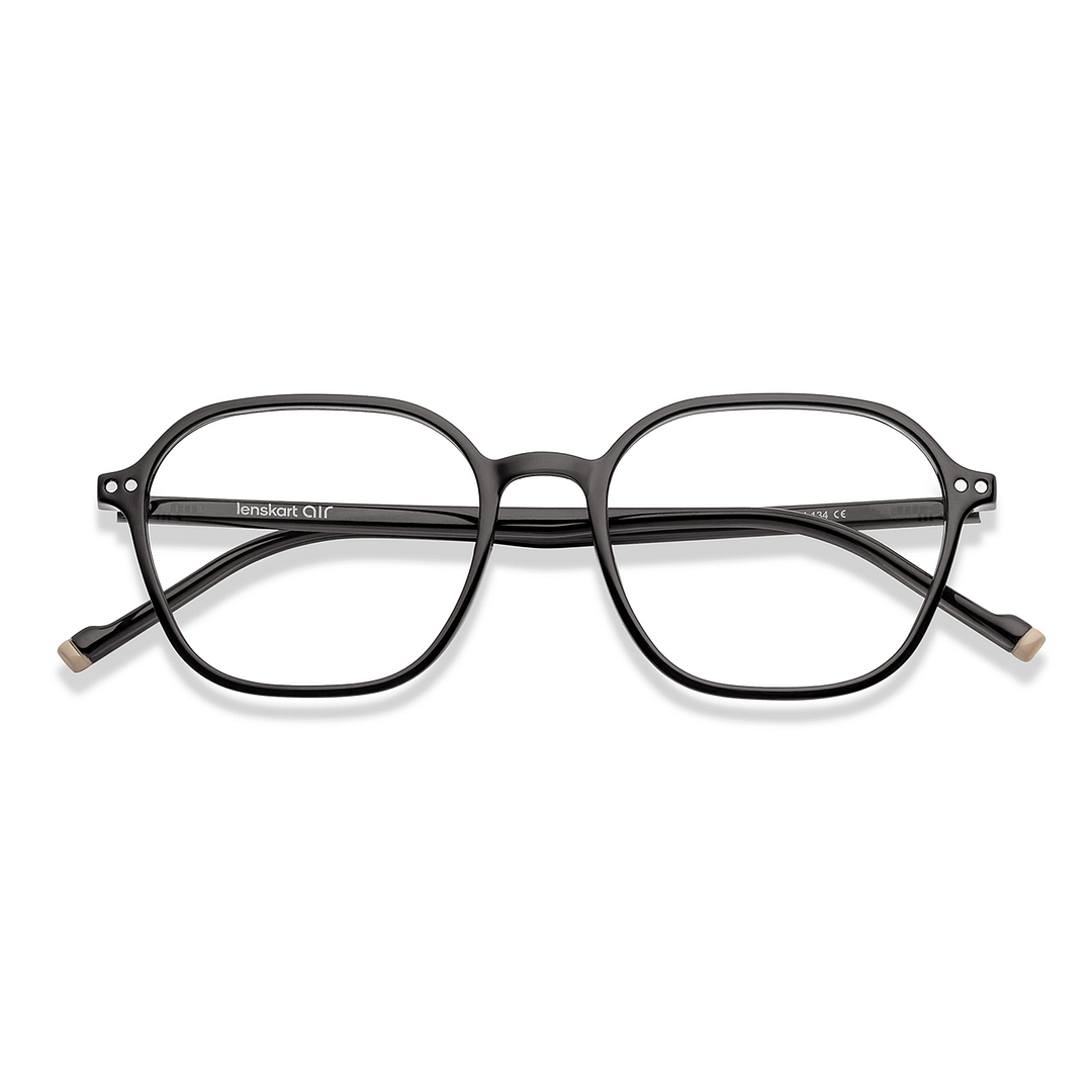 Lenskart Air Online Black Full Rim Geometric left side