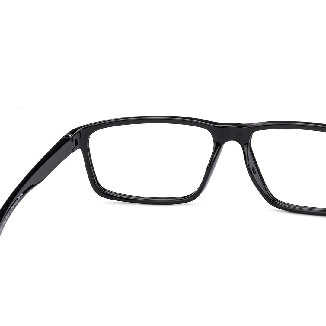 Lenskart Air Online Black Full Rim Rectangle left side