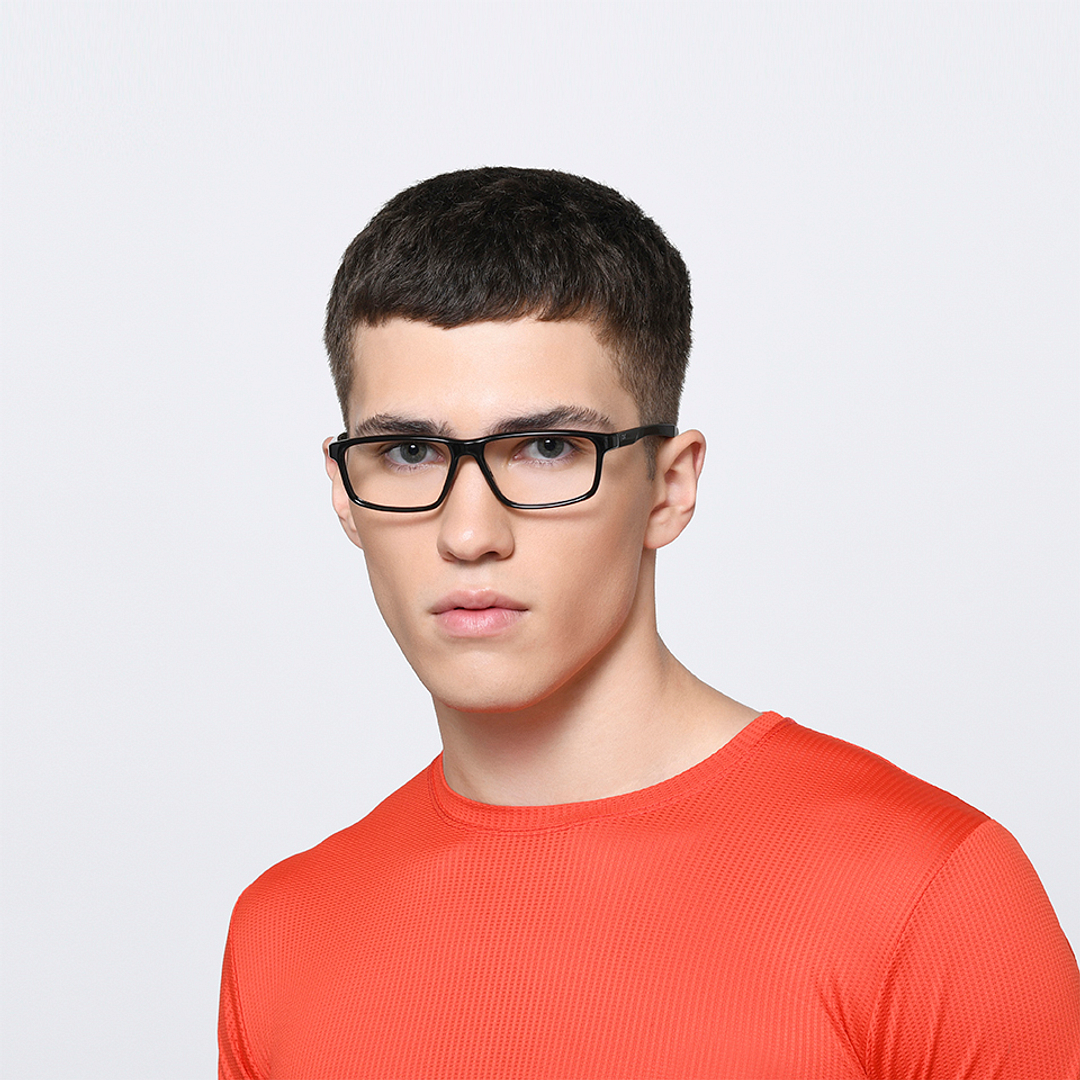 Lenskart Air Online Black Full Rim Rectangle right side