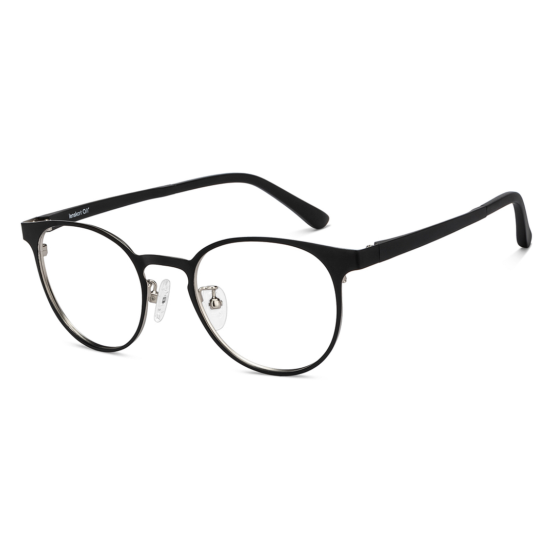 Lenskart Air Online Black Full Rim Round left side