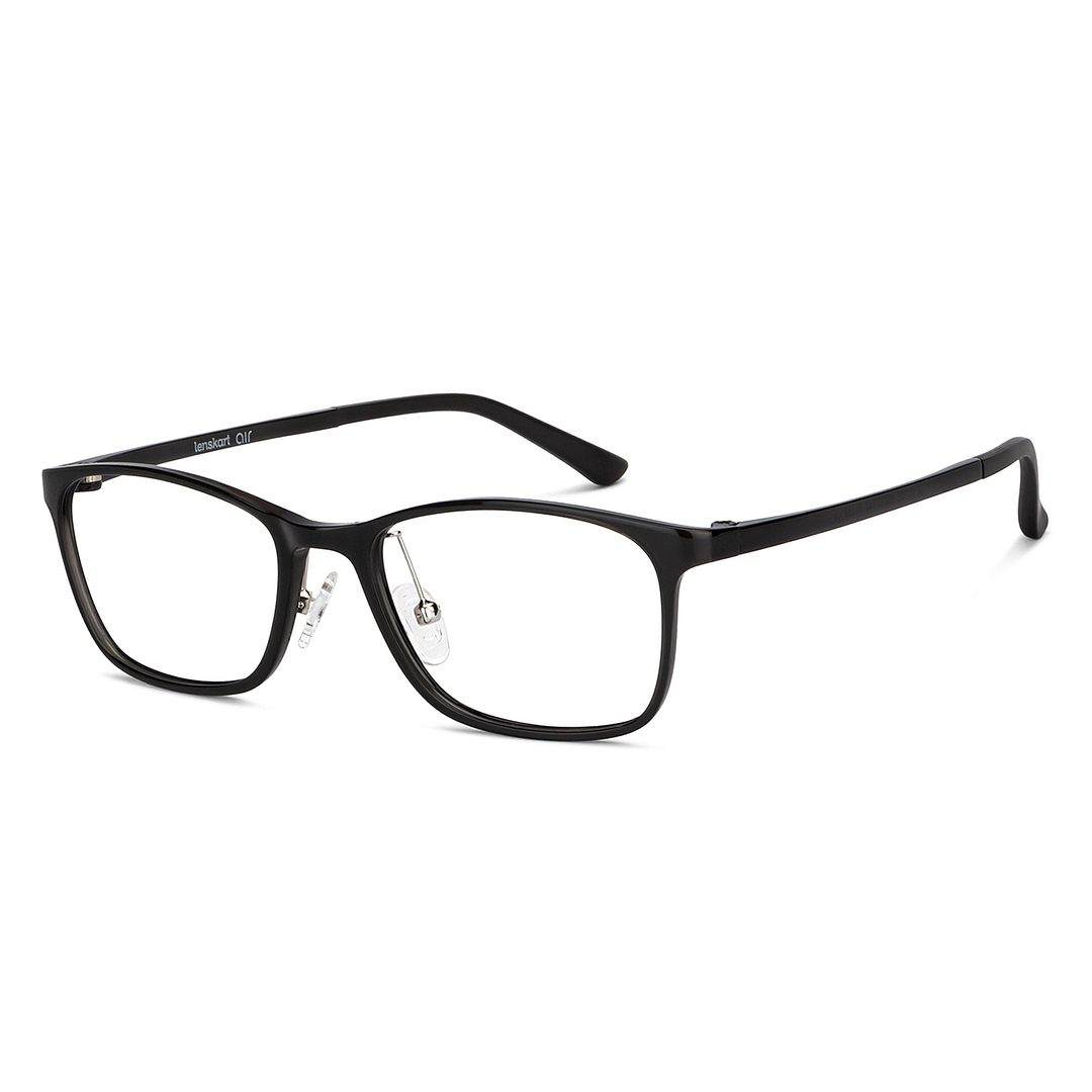 Lenskart Air Black Full Rim Rectangle left side