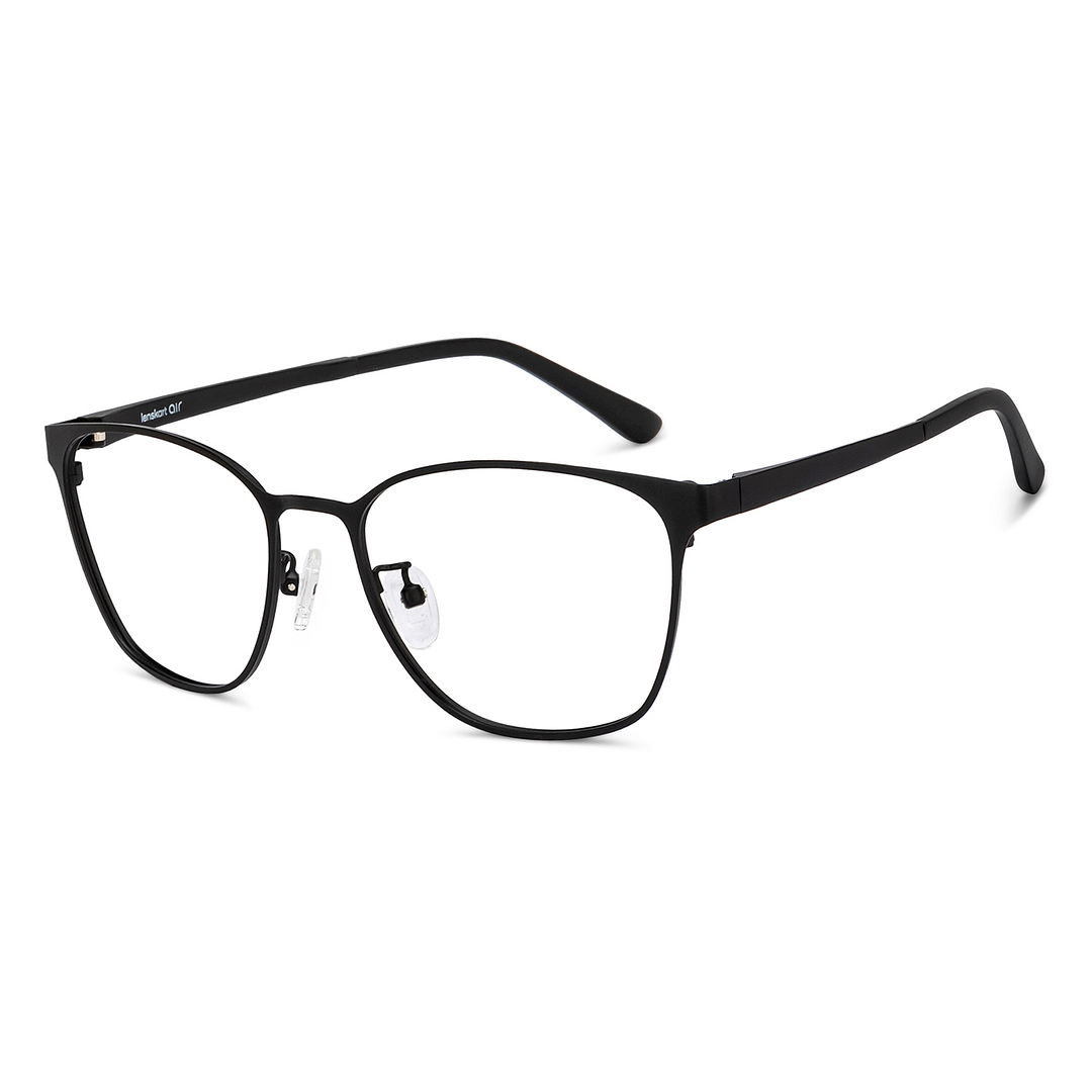 Lenskart Air Black Full Rim Square left side